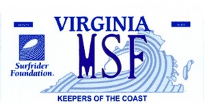 MSF license plate